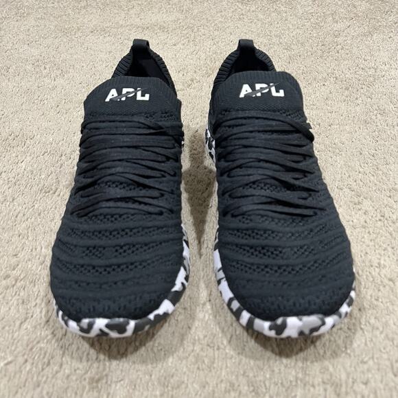 APL Techloom Wave Black Leopord Women’s Size 10 Run Athleisure Walking New - Picture 5 of 8